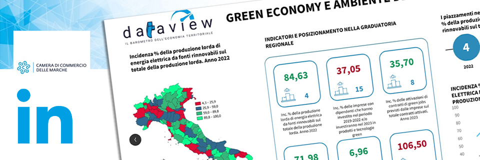 Green Economy e Ambiente: raccontiamo le Marche con i dati